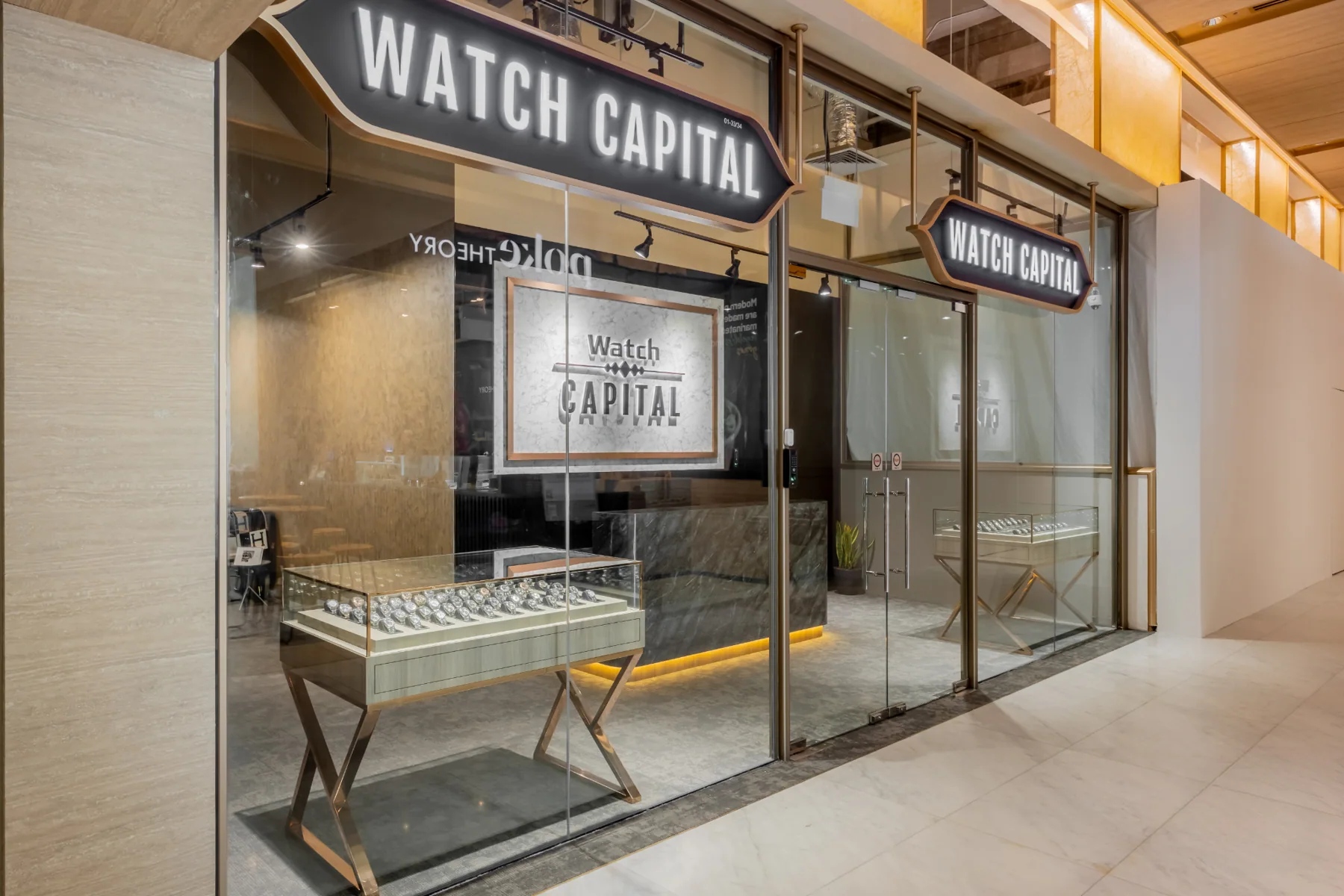 Watch Capital second boutique completed storefront